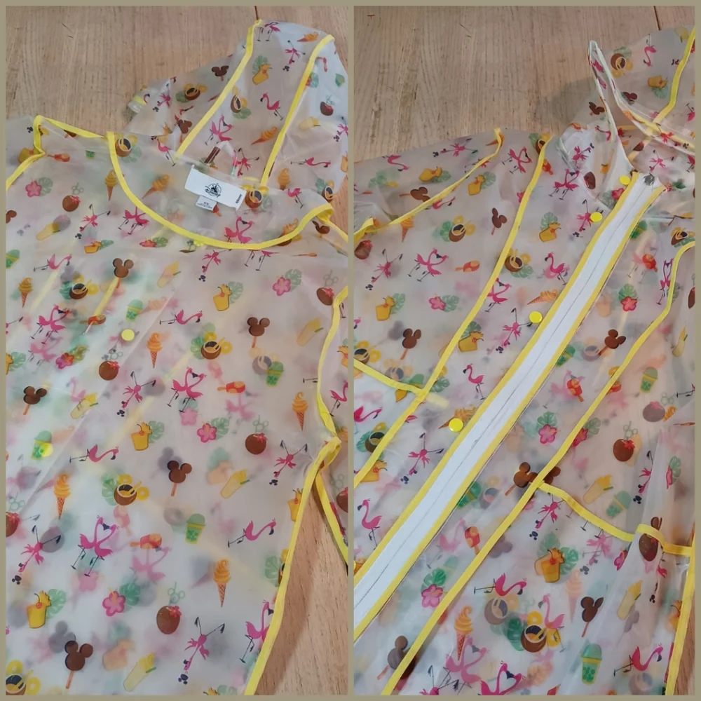 DISNEY PARKS CLEAR RAIN COAT SIZE XS - Picture 5 of 15